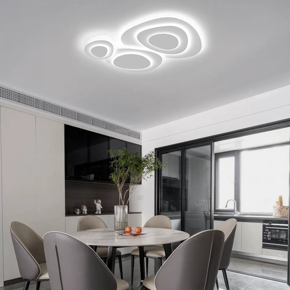 Modern LED Flush Mount Ceiling Light – Nordic